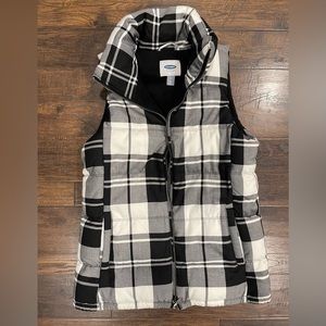 Old Navy plaid vest